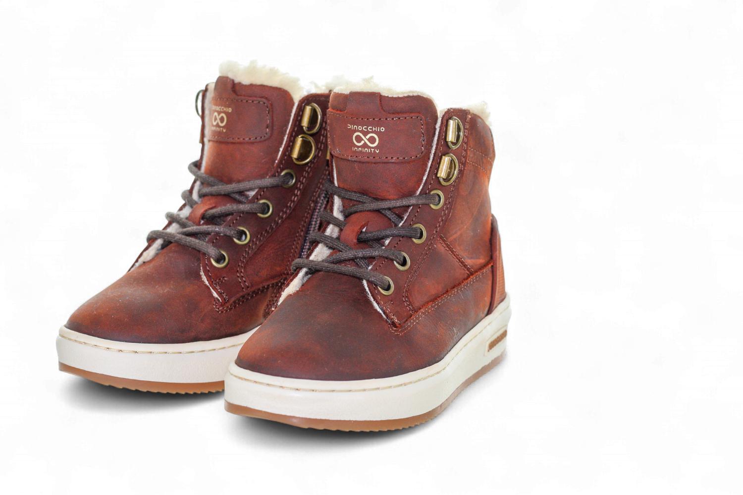 Pinocchio Sneaker - Pinocchio By Hip Kinderschoenen - Cognac | P2153