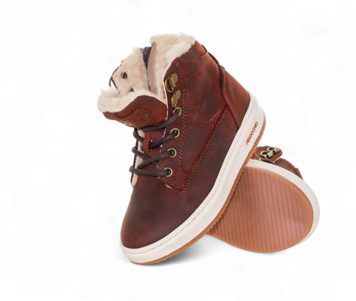 Pinocchio Sneaker - Pinocchio By Hip Kinderschoenen - Cognac | P2153