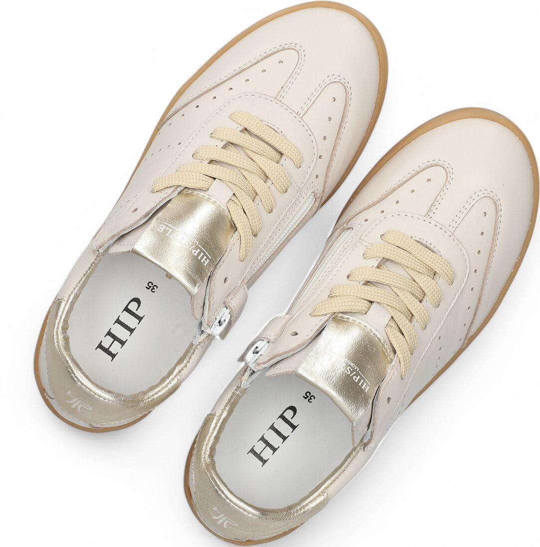 Pinocchio Sneaker - Pinocchio By Hip Kinderschoenen - Ecru | P1852