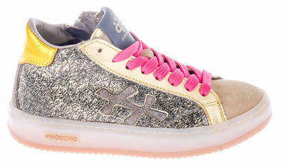 Pinocchio Sneaker - Pinocchio By Hip Kinderschoenen - Goud | P1109