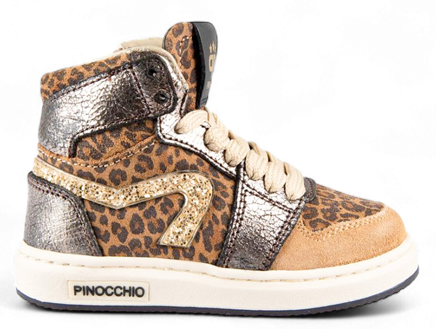 Pinocchio Sneaker - Pinocchio By Hip Kinderschoenen - Luipaard | P1765