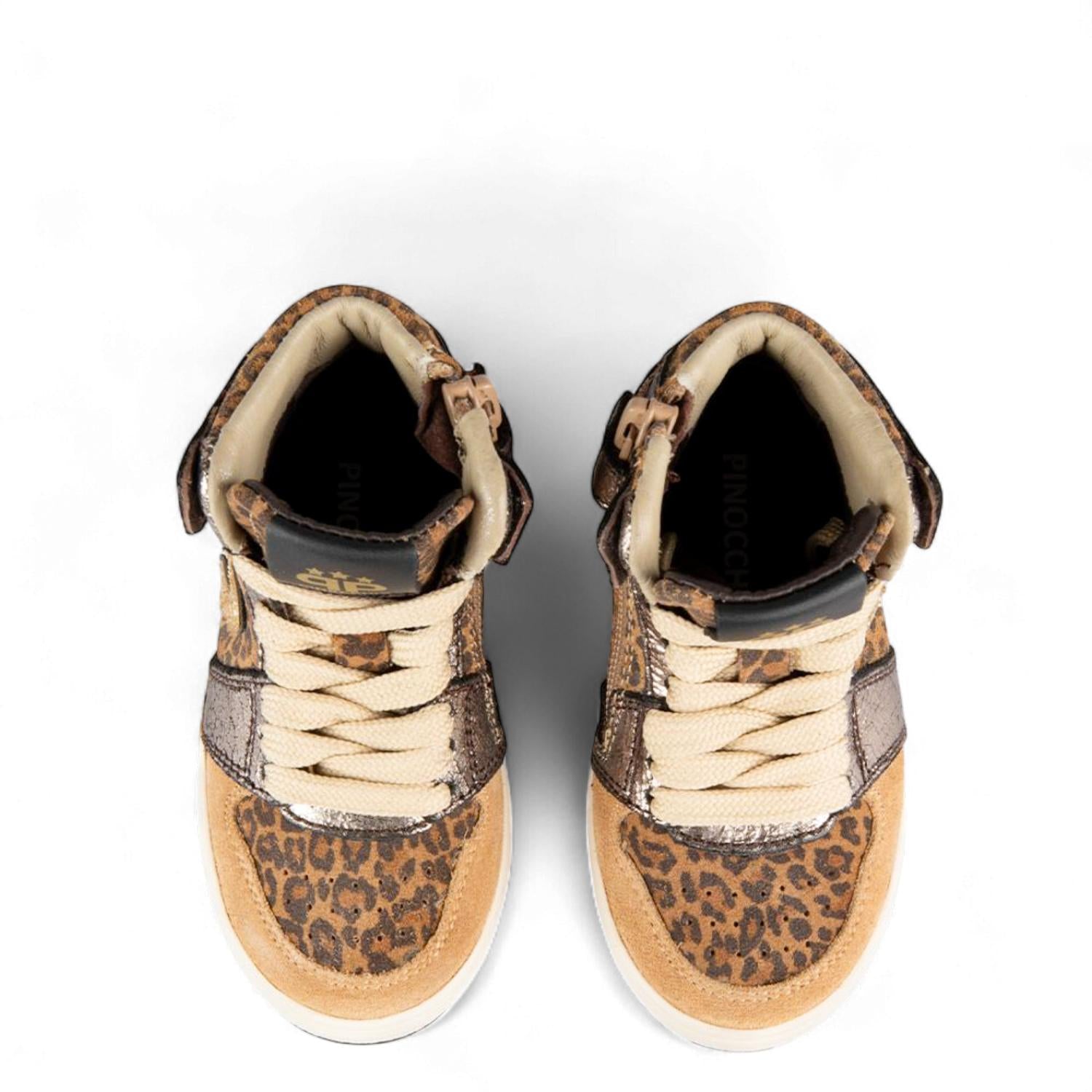 Pinocchio Sneaker - Pinocchio By Hip Kinderschoenen - Luipaard | P1765