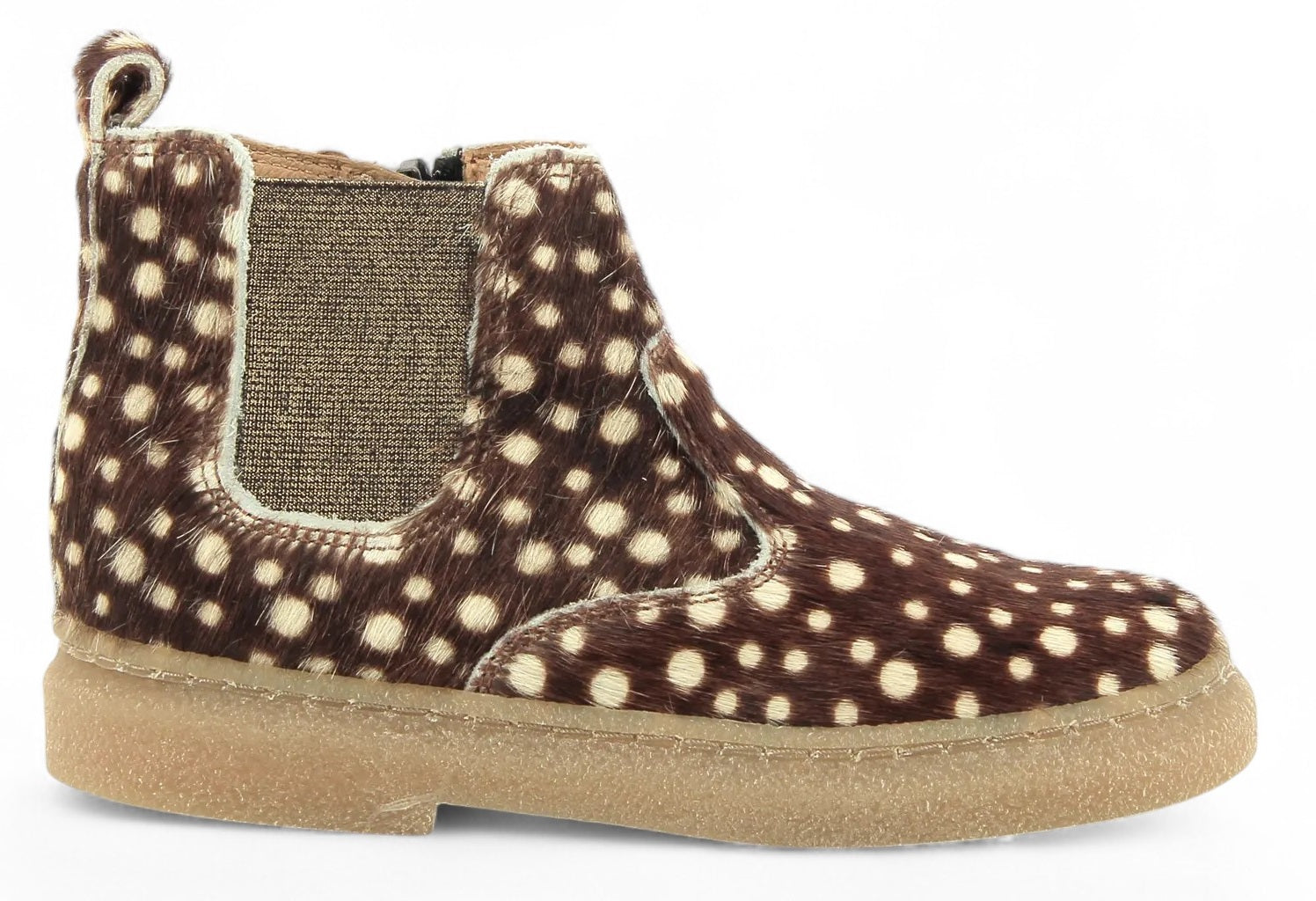 Pom D'Api Laars - Pom D'api Kinderschoenen - Bruin | Trix Jodzip Poa Brown