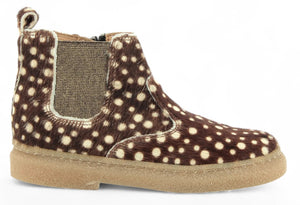 Pom D'Api Laars - Pom D'api Kinderschoenen - Bruin | Trix Jodzip Poa Brown