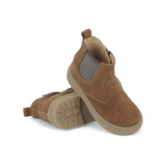Pom D'Api Laars - Pom D'api Kinderschoenen - Cognac | Trix Jodzip Nubuck