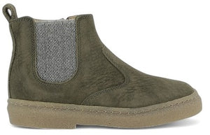 Pom D'Api Laars - Pom D'api Kinderschoenen - Groen | Trix Jodzip Nubuck