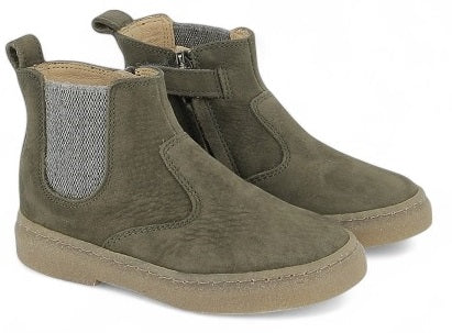 Pom D'Api Laars - Pom D'api Kinderschoenen - Groen | Trix Jodzip Nubuck