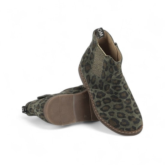 Pom D'api Laars - Pom D'api Kinderschoenen - Luipaard | City Jodzip