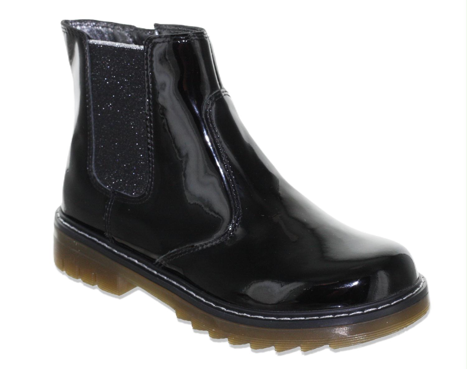 Pom D'Api Laars - Pom D'api Kinderschoenen | Sid Jodzip Leder Lak