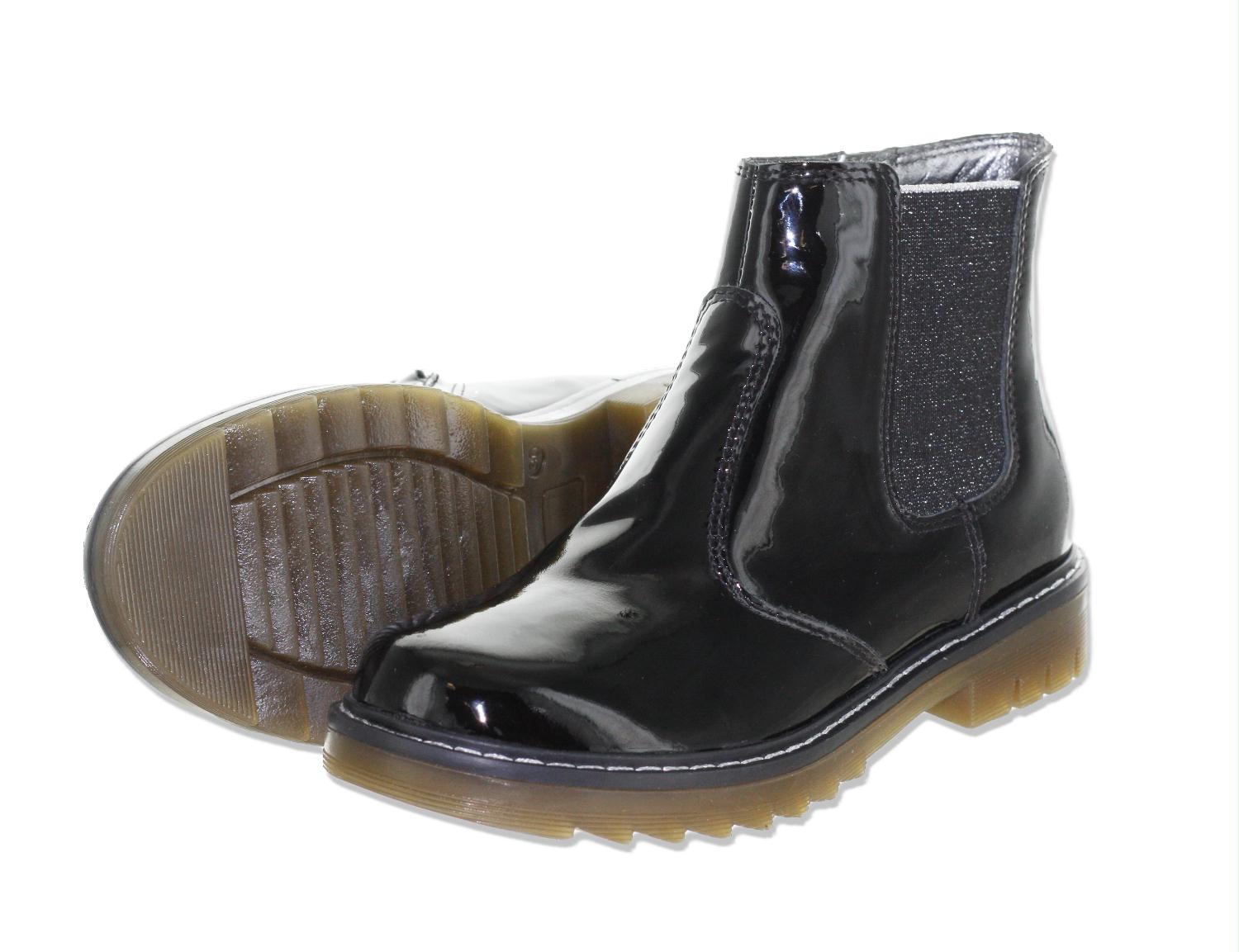 Pom D'Api Laars - Pom D'api Kinderschoenen | Sid Jodzip Leder Lak