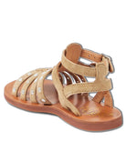 Pom D'Api Sandaal - Pom D'api Kinderschoenen - Beige | Plagette Gladiator