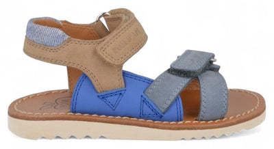 Sandale Pom D'Api - Chaussures Enfant Pom D'api - Bleu | Gaufre Jimmy