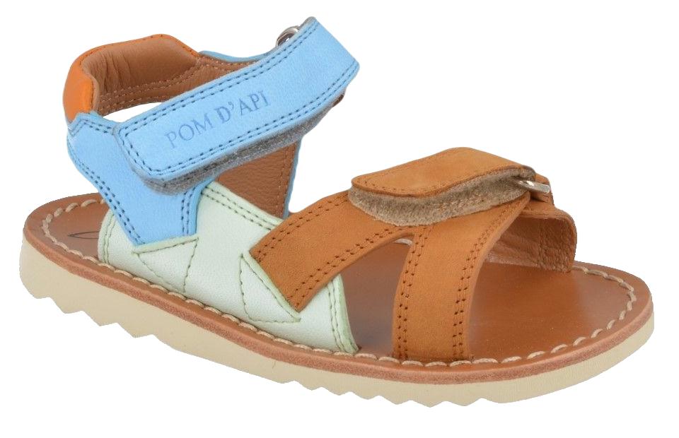 Pom D'Api Sandaal - Pom D'api Kinderschoenen - Blauw | Waff Jimy