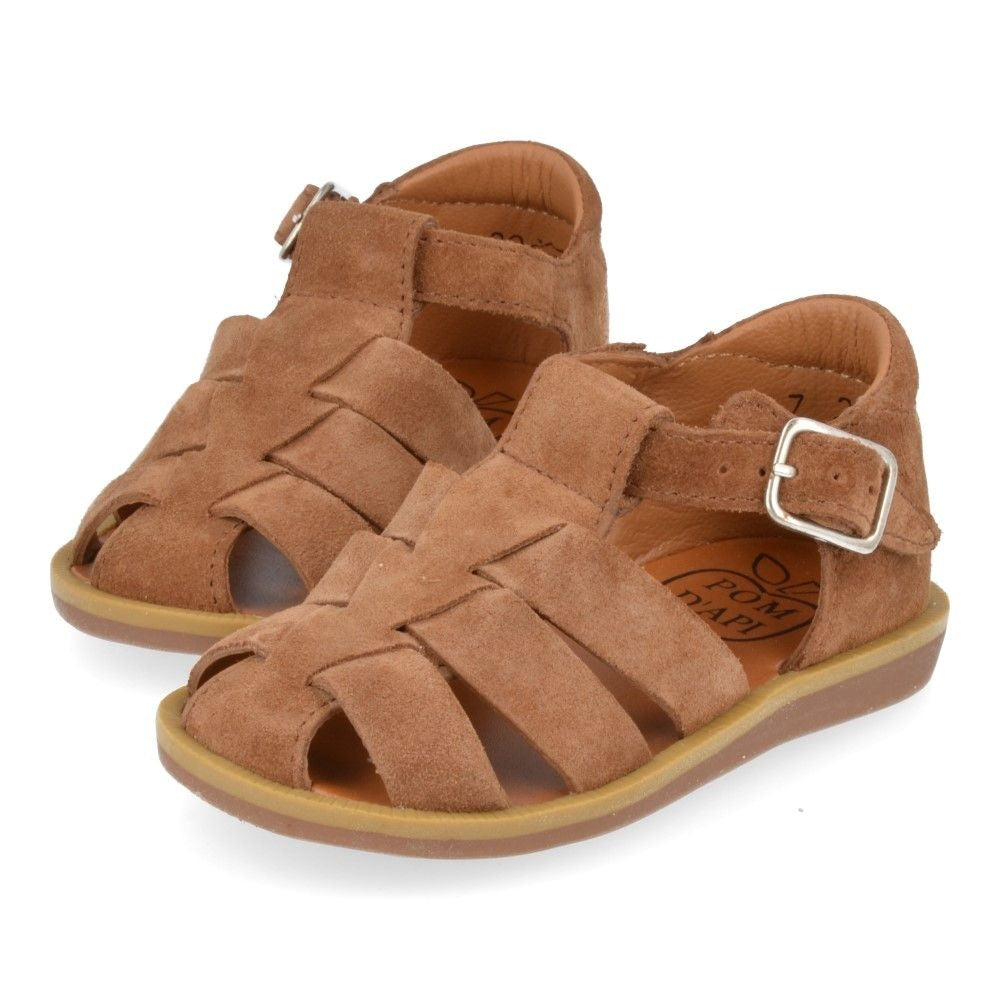 Pom D'Api Sandaal - Pom D'api Kinderschoenen - Bruin | Poppy Daddy