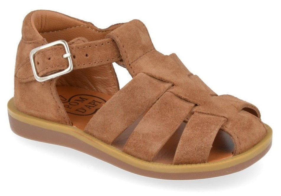 Pom D'Api Sandaal - Pom D'api Kinderschoenen - Bruin | Poppy Daddy