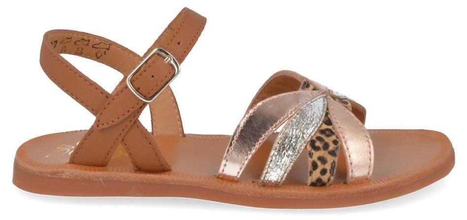 Pom D'Api Sandaal - Pom D'api Kinderschoenen - Cognac | Plagette Oto