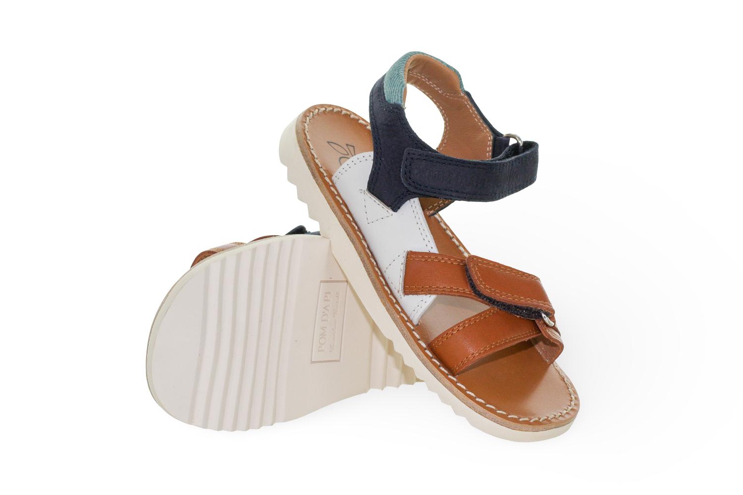 Pom D'Api Sandaal - Pom D'api Kinderschoenen - Cognac | Waff Jimy