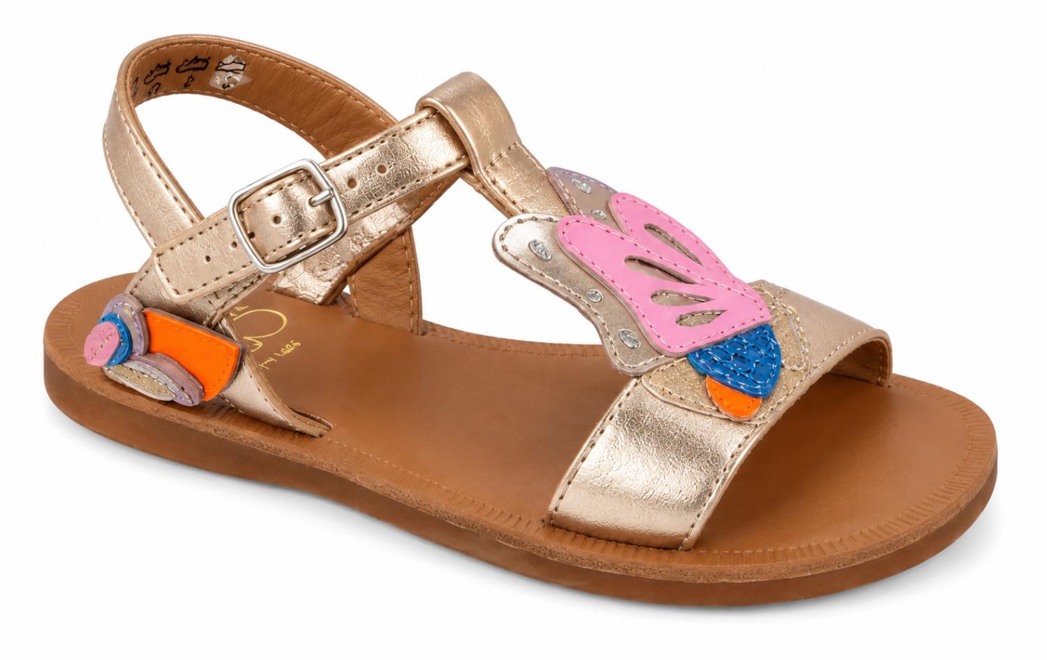 Pom D'Api Sandaal - Pom D'api Kinderschoenen - Goud | Pappilon