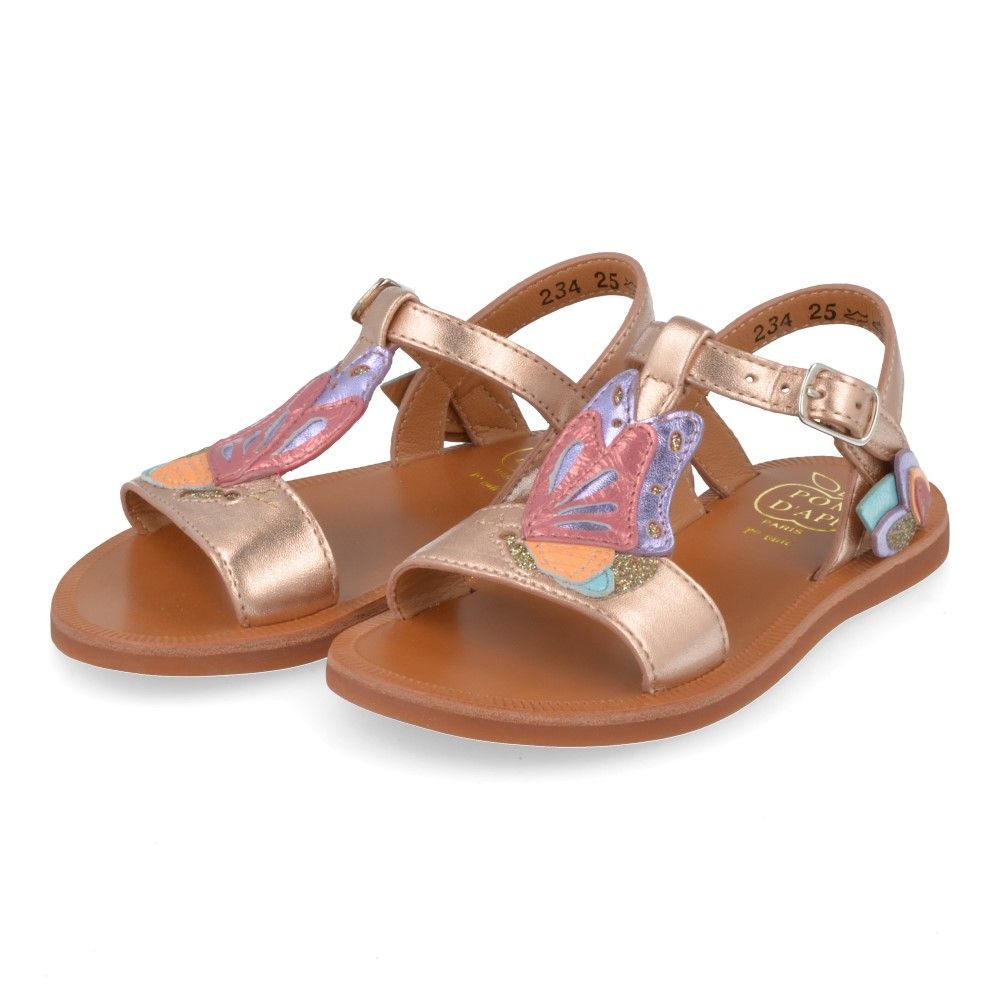 Pom D'Api Sandaal - Pom D'api Kinderschoenen - Goud | Pappilon