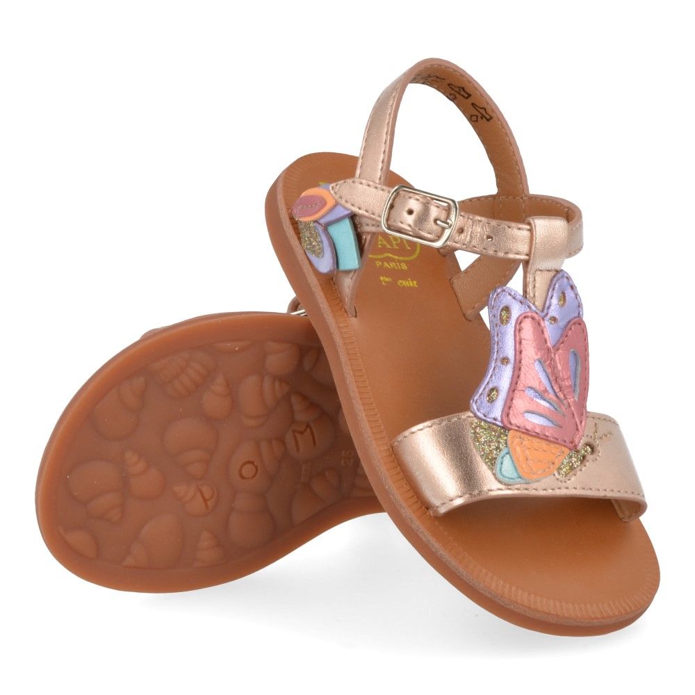 Pom D'Api Sandaal - Pom D'api Kinderschoenen - Goud | Pappilon