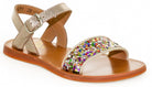 Pom D'Api Sandaal - Pom D'api Kinderschoenen - Goud | Plagette Buckle Tao