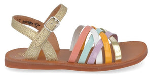 Pom D'Api Sandaal - Pom D'api Kinderschoenen - Goud | Plagette Lux