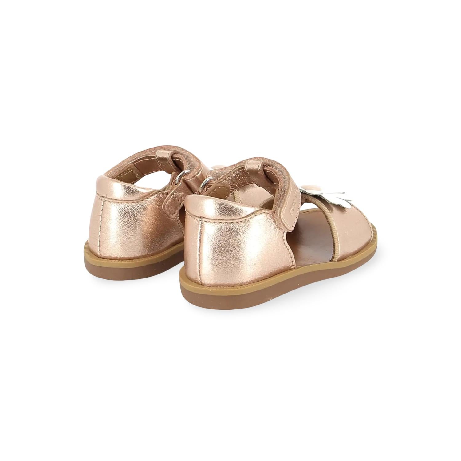 Pom D'Api Sandaal - Pom D'api Kinderschoenen - Goud | Poppy Big Flo