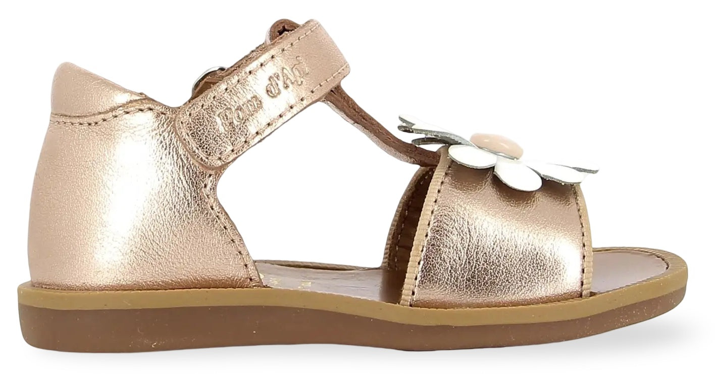 Pom D'Api Sandaal - Pom D'api Kinderschoenen - Goud | Poppy Big Flo