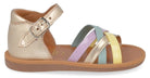 Pom D'Api Sandaal - Pom D'api Kinderschoenen - Goud | Poppy Erg