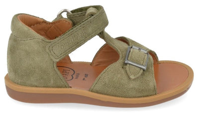 Sandale Pom D'Api - Chaussures Enfant Pom D'api - Vert | Poppy Easy