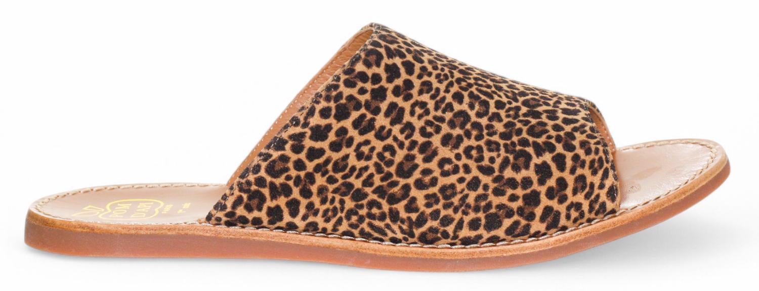 Pom D'Api Sandaal - Pom D'api Kinderschoenen - Luipaard | Plage Curv Mule