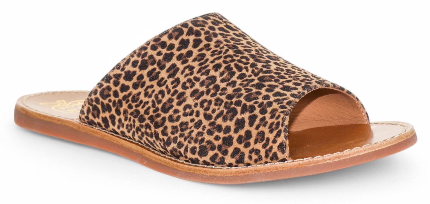 Pom D'Api Sandaal - Pom D'api Kinderschoenen - Luipaard | Plage Curv Mule