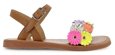 Pom D'Api Sandaal - Pom D'api Kinderschoenen - Multi | Plagette Multi Flo