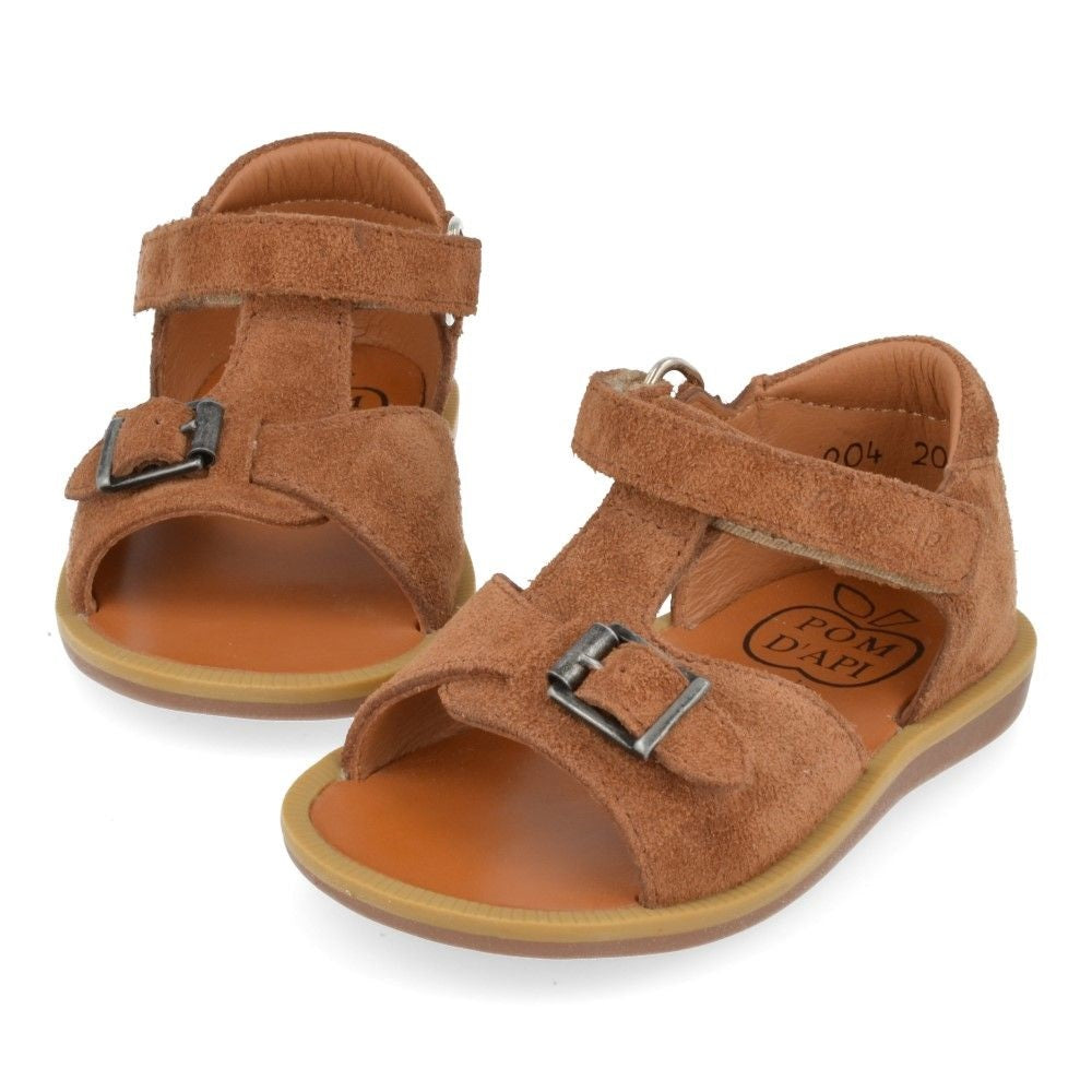 Pom D'Api Sandaal - Pom D'api Kinderschoenen - Naturel | Poppy Easy
