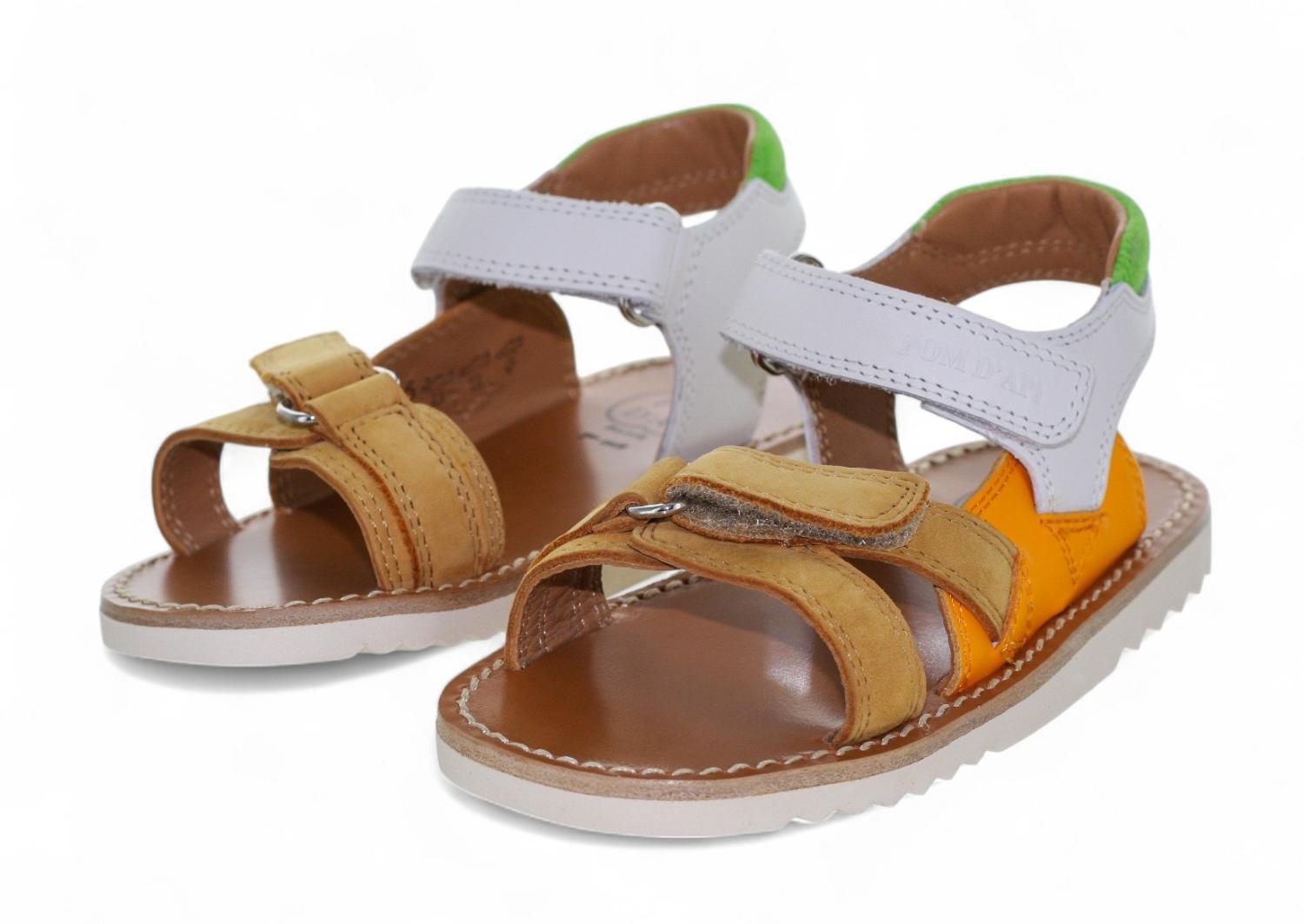Pom D'Api Sandaal - Pom D'api Kinderschoenen - Naturel | Waff Jimy