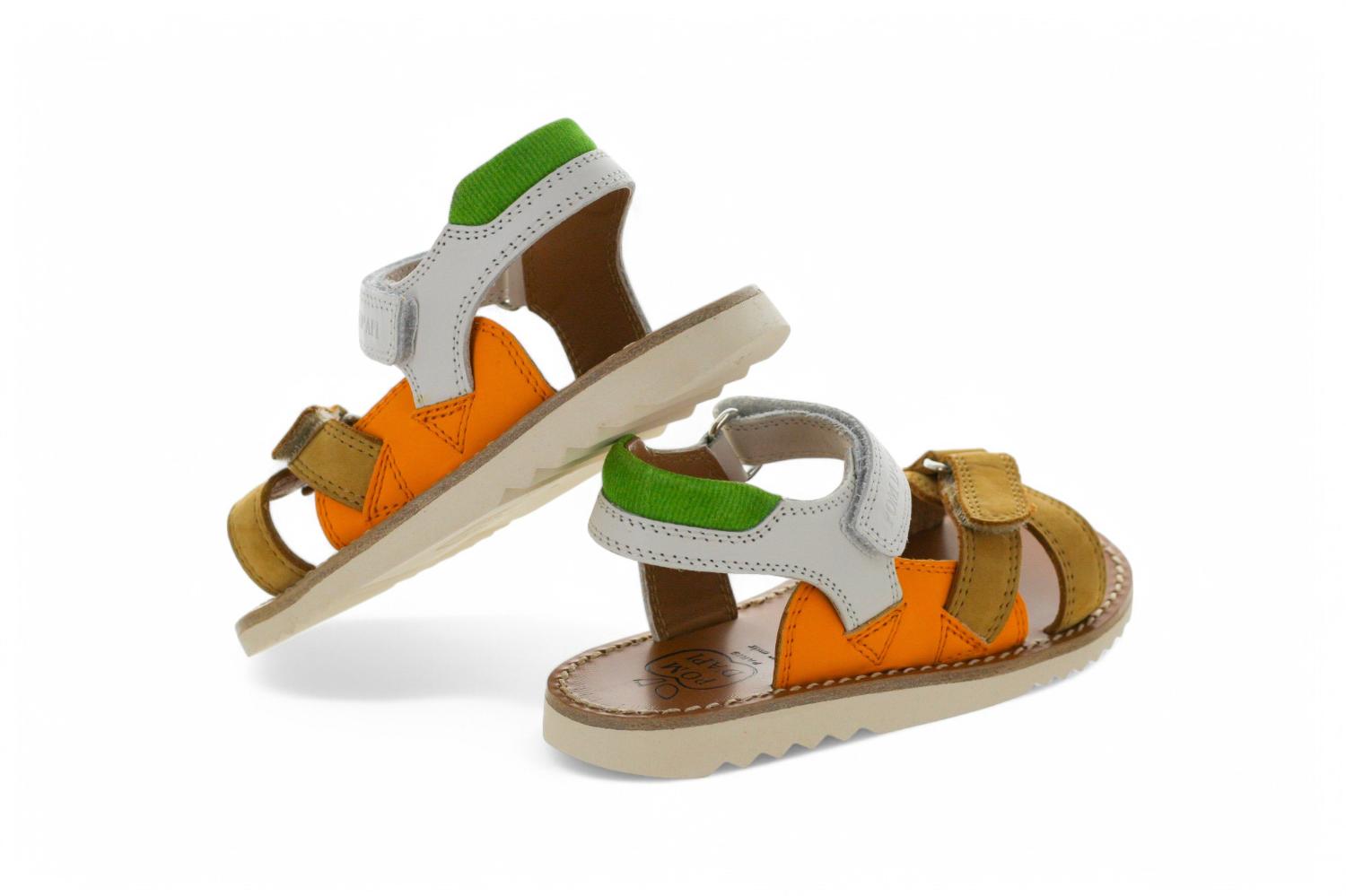 Pom D'Api Sandaal - Pom D'api Kinderschoenen - Naturel | Waff Jimy