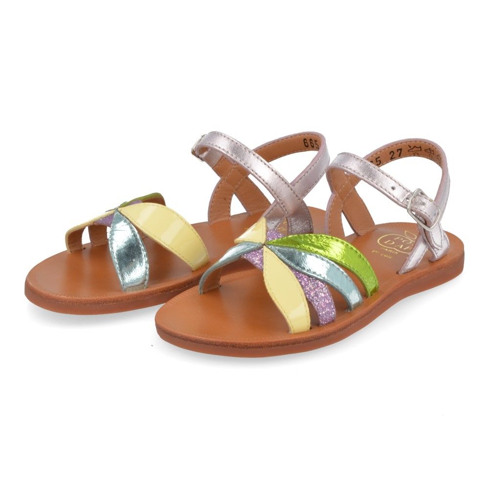 Pom D'Api Sandaal - Pom D'api Kinderschoenen - Roze | Plagette Oto