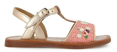 Pom D'Api Sandaal - Pom D'api Kinderschoenen - Roze | Plagette Rapha Brod Cuivre