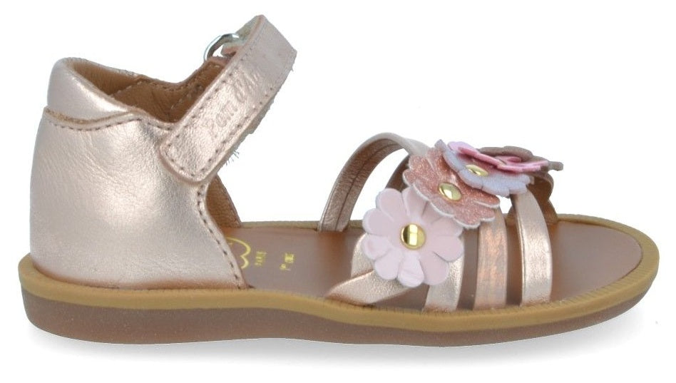 Pom D'Api Sandaal - Pom D'api Kinderschoenen - Roze | Poppy Multi Flo