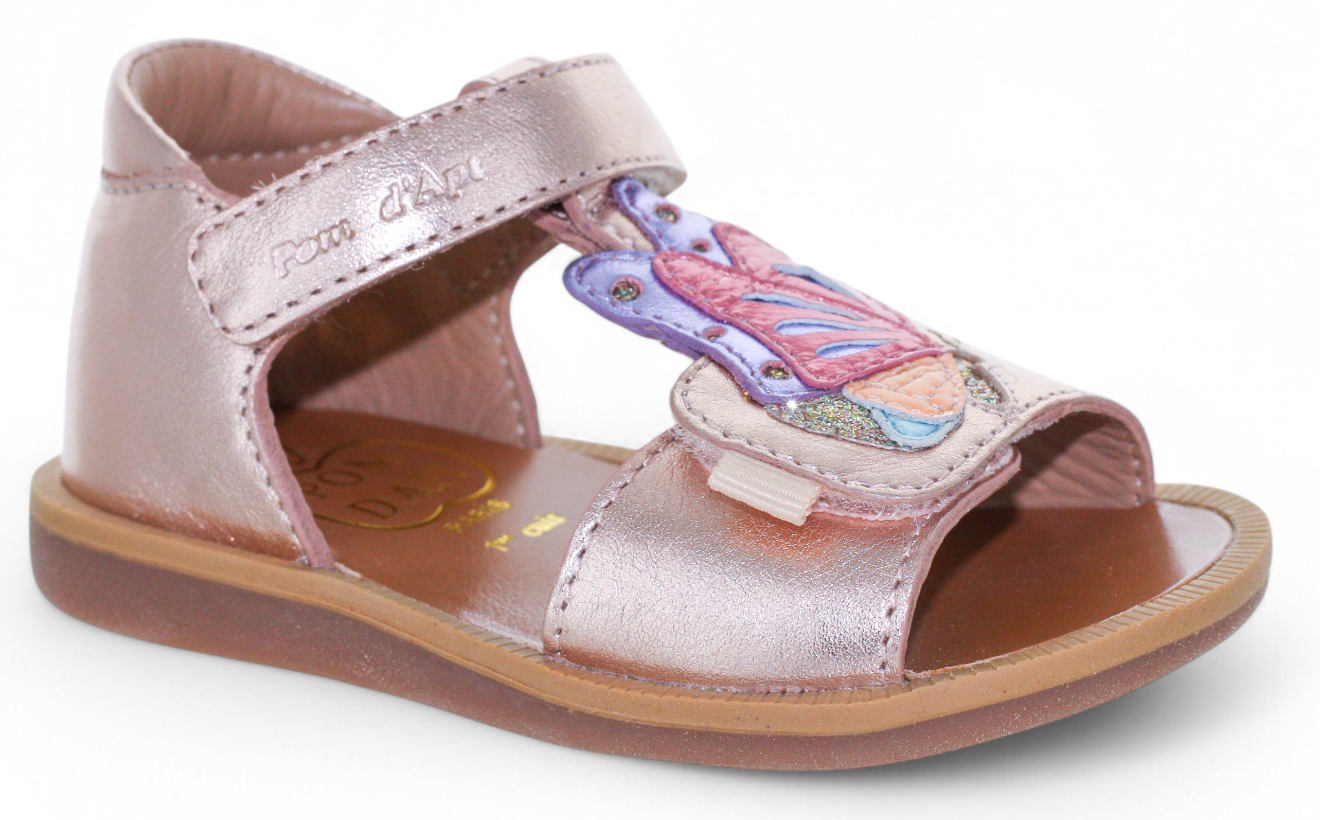 Pom D'Api Sandaal - Pom D'api Kinderschoenen - Roze | Poppy Pappilon
