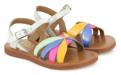 Pom D'Api Sandaal - Pom D'api Kinderschoenen - Zilver | Plagette Oto Muestra