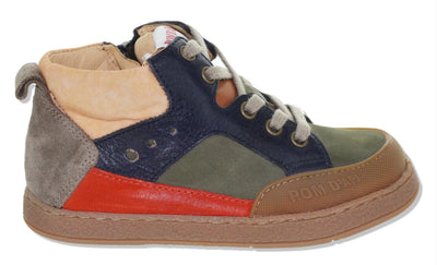 Baskets Pom D'Api - Chaussures Enfant Pom D'api - Vert | Mousse Bump