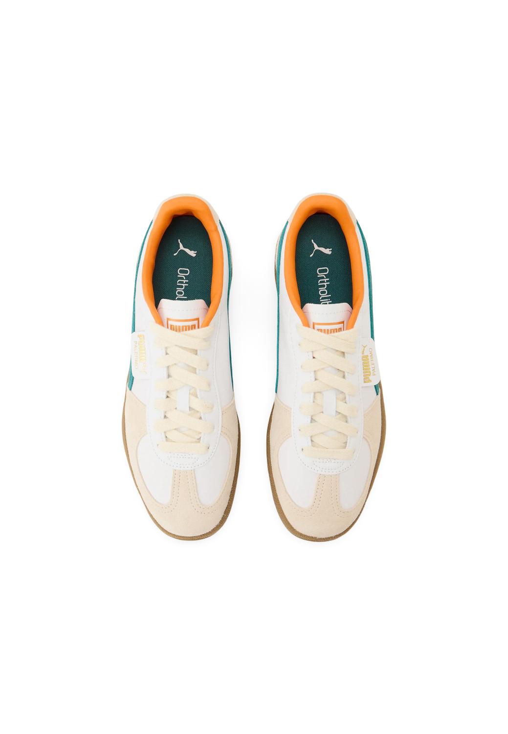 Puma Sneaker - Puma Kinderschoenen - Wit | Palermo White Emerald Gum