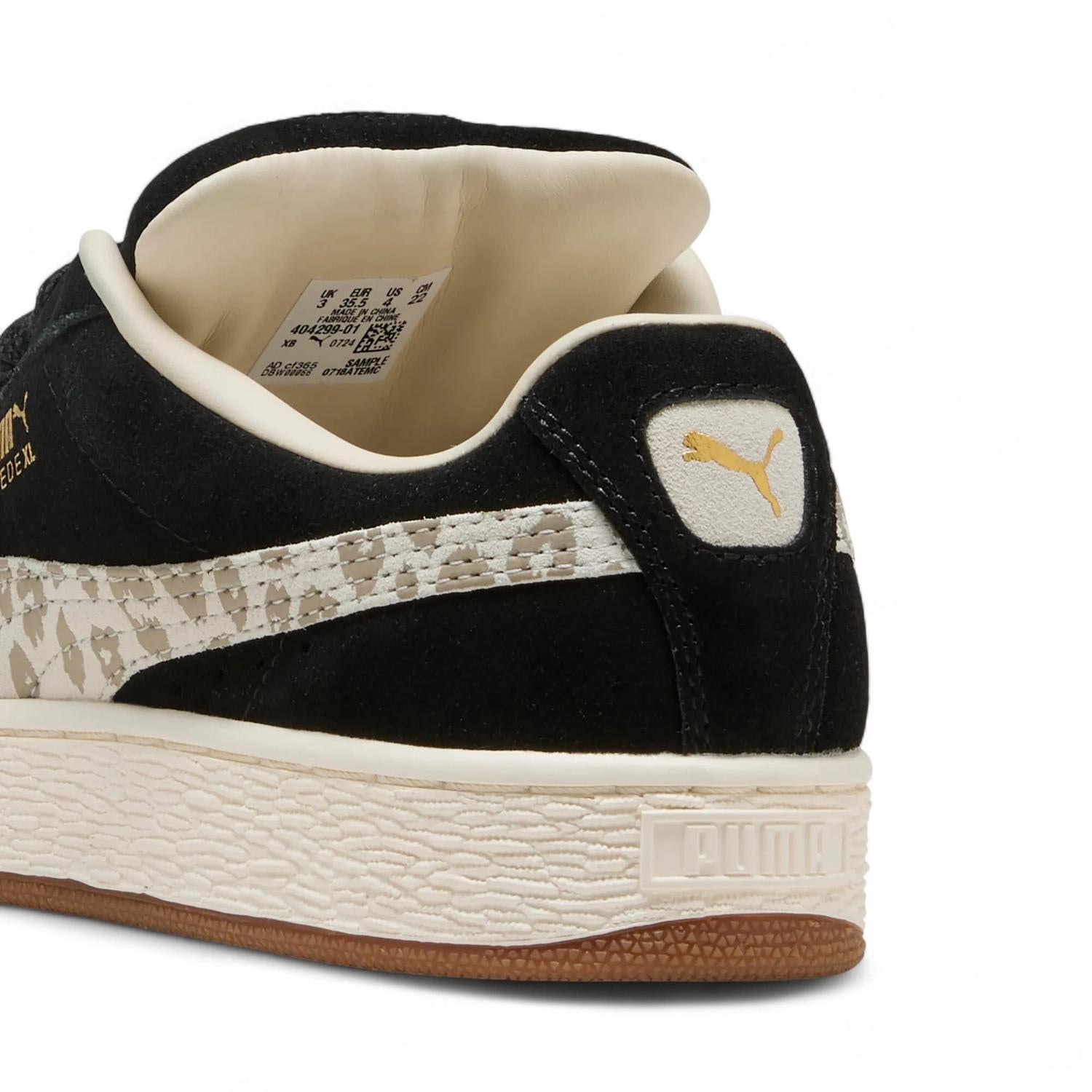 Puma Sneaker - Puma Kinderschoenen - Zwart | Suede XL Lepard Jr