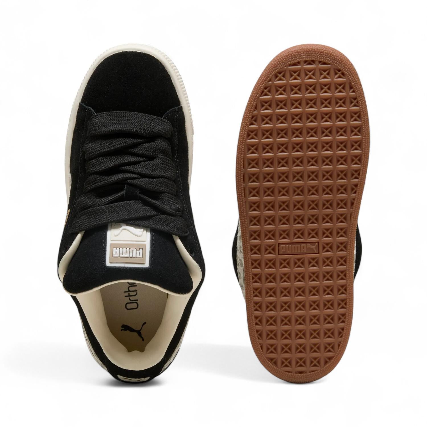 Puma Sneaker - Puma Kinderschoenen - Zwart | Suede XL Lepard Jr