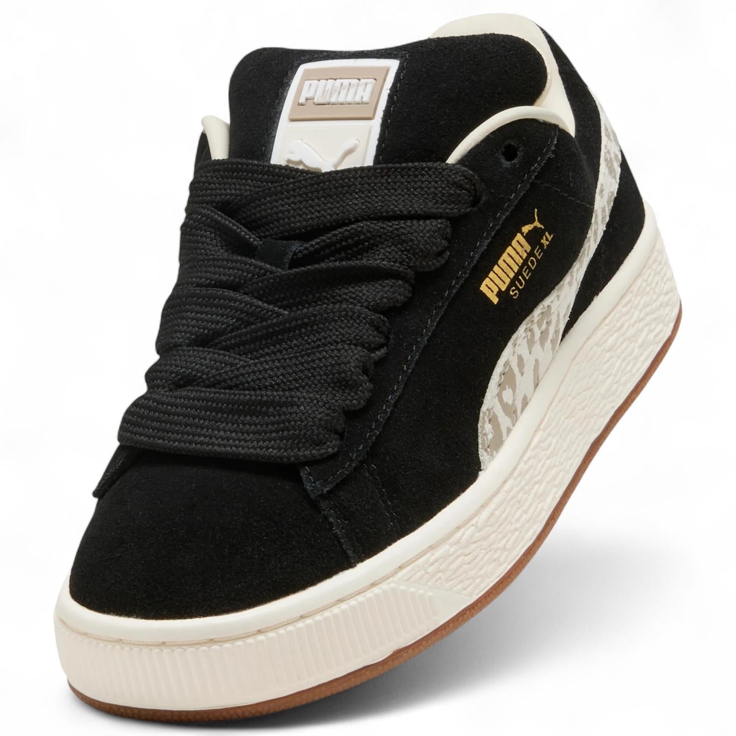 Puma Sneaker - Puma Kinderschoenen - Zwart | Suede XL Lepard Jr
