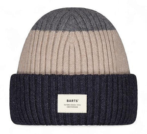 Relan Beanie - Barts Amsterdam Accessoires - Bruin | Charcoal