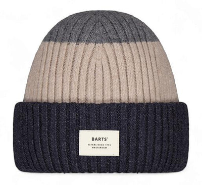 Relan Beanie - Barts Amsterdam Accessoires - Bruin | Charcoal