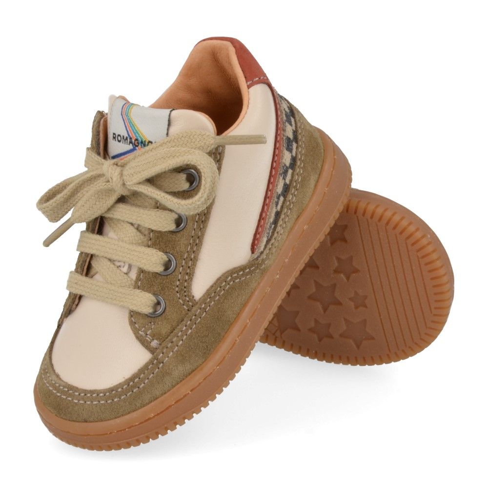 Romagnoli Sneaker - Romagnoli Kinderschoenen - Beige | 7050R063