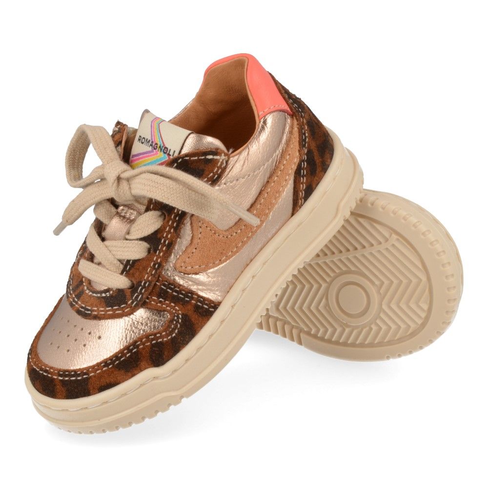 Romagnoli Sneaker - Romagnoli Kinderschoenen - Bruin | 7162R087